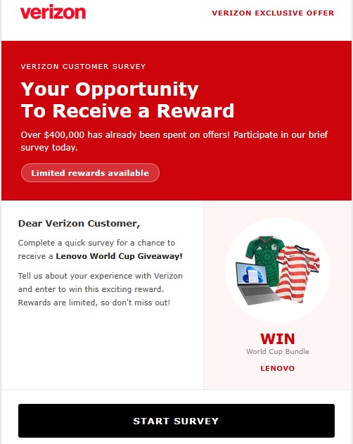 Your experience with Verizon is worth a new laptop